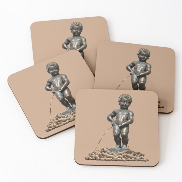 Item preview, Peenut  Pee Nut  Pee-Nut  Little Pissing Man Manneken Pis Above Peanuts WC funny designed and sold by koreatvtea.