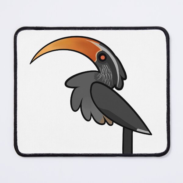 Item preview, Male Malabar Grey Hornbill designed and sold by GhostoftheSea.