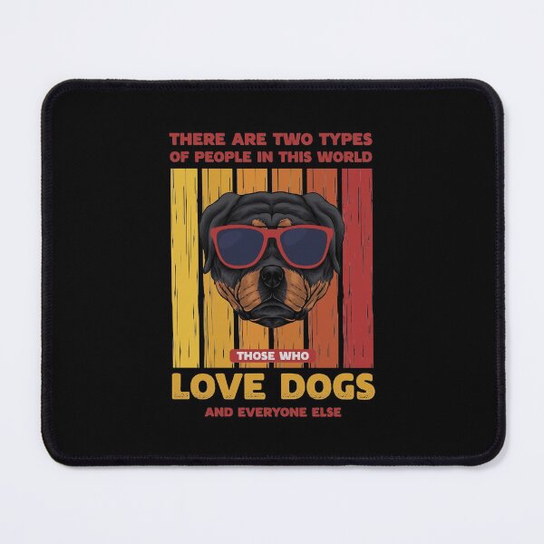 Item preview, Retro Rottweiler Two Types of People designed and sold by Uppercase Tees.