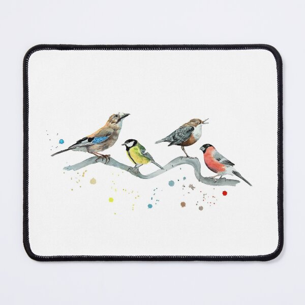 Item preview, Eurasian jay Great tit European dipper Eurasian bullfinch designed and sold by Marianne Elvan Barfoed.