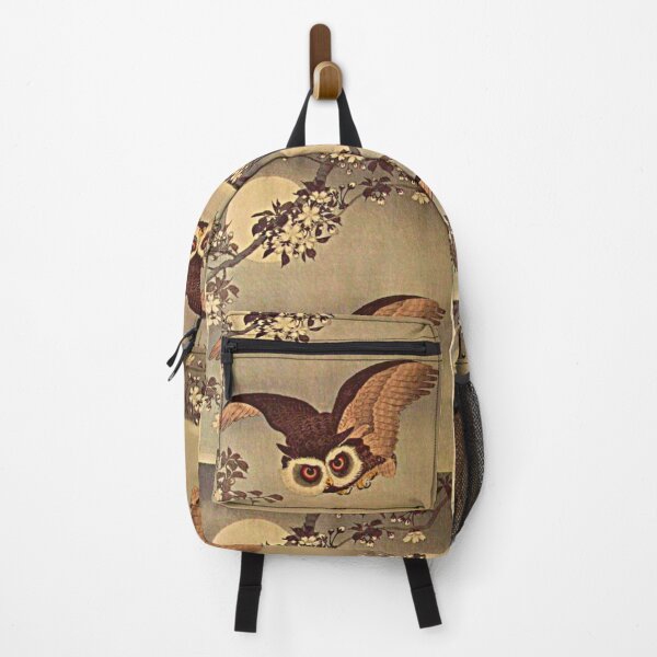 Item preview, Ohara Koson- Vintage artist- The Owl hunts at Night! designed and sold by Goblinkind Publications.