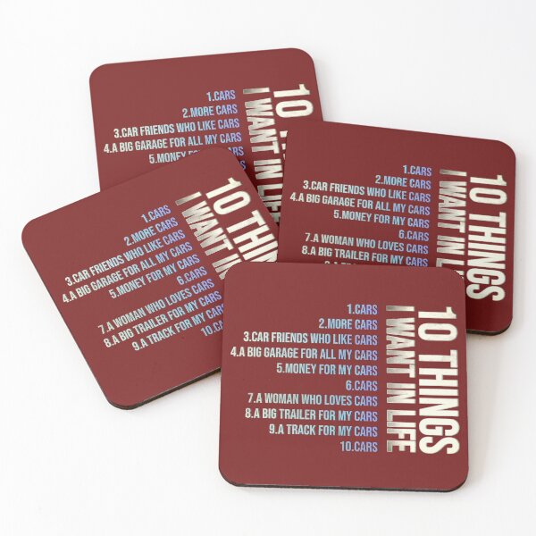 Item preview, 10 Things I Want In My Life Cars More Cars designed and sold by hanlynstyle.