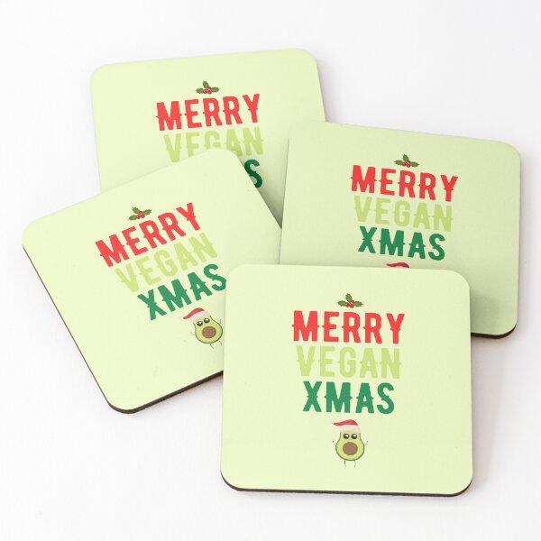 Item preview, Merry Vegan Xmas Avocado Mistletoe Cute Graphic designed and sold by EllConApparel.