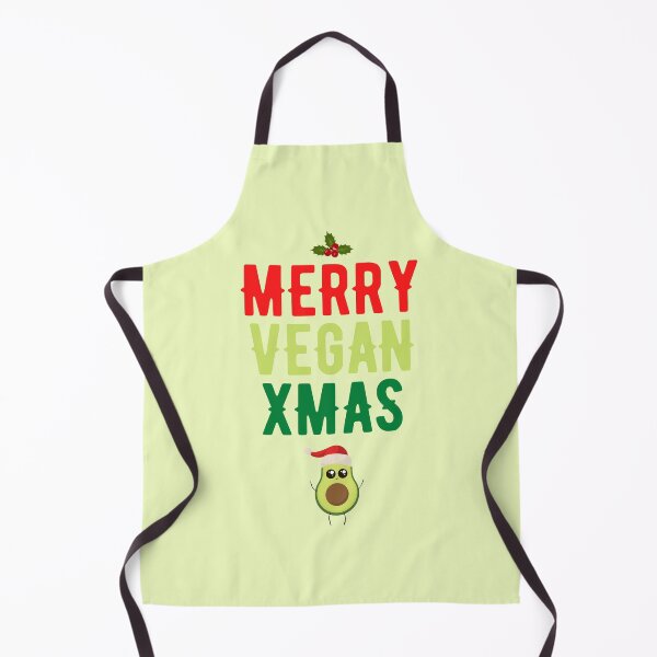 Item preview, Merry Vegan Xmas Avocado Mistletoe Cute Graphic designed and sold by EllConApparel.