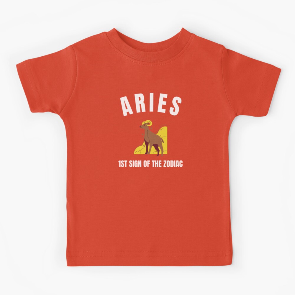 Aries 1st sign of the zodiac Kids T Shirt