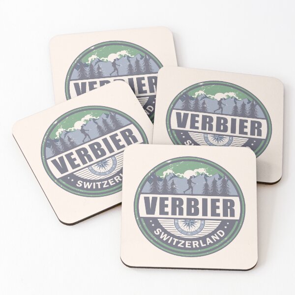 Item preview, Verbier Switzerland Swiss Alps Vintage Hiking Design designed and sold by CynthiaGraphics.