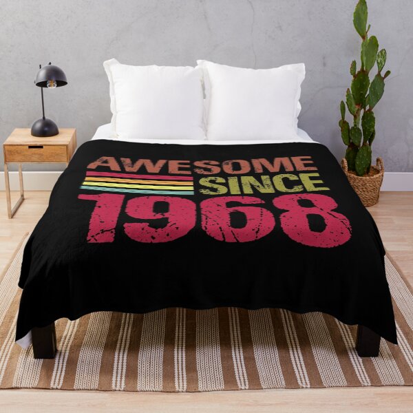 Item preview, Awesome Since 1968 Retro Vintage 53rd Birthday Gift designed and sold by designbychow.