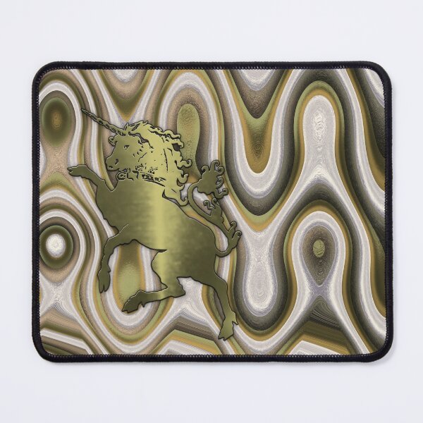 Item preview, Liquid Metallic Golden Unicorn Pattern designed and sold by LRGraphics.