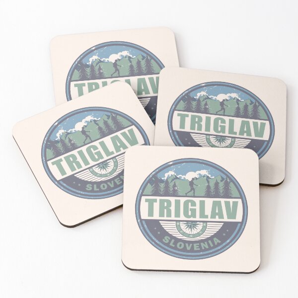 Item preview, Triglav Slovenia Julian Alps Vintage Hiking Design designed and sold by CynthiaGraphics.