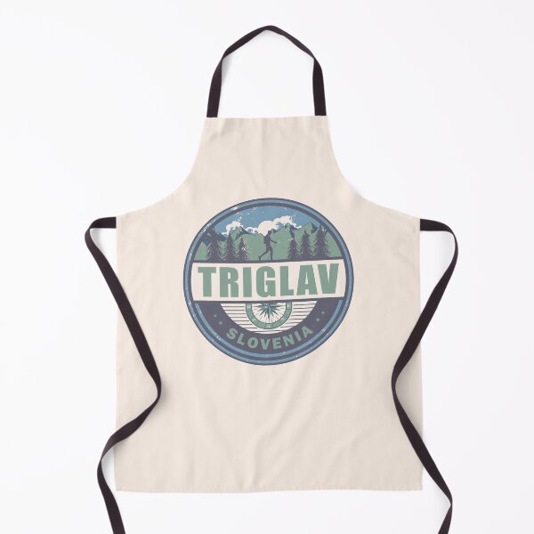 Item preview, Triglav Slovenia Julian Alps Vintage Hiking Design designed and sold by CynthiaGraphics.