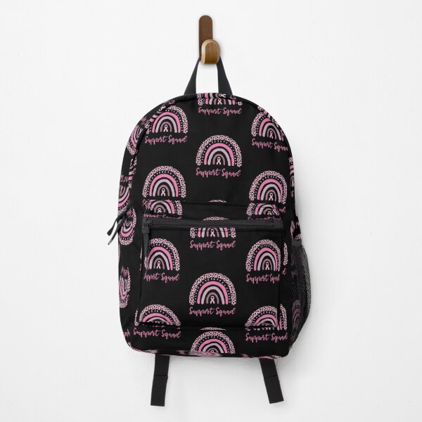 Item preview, Support Squad Pink Ribbon Cancer Awareness Leopard Rainbow designed and sold by Rabbitti.