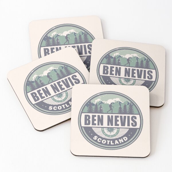 Item preview, Ben Nevis Scotland Grampian Mountains Vintage Hiking Design designed and sold by CynthiaGraphics.