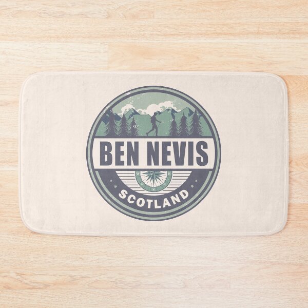 Item preview, Ben Nevis Scotland Grampian Mountains Vintage Hiking Design designed and sold by CynthiaGraphics.