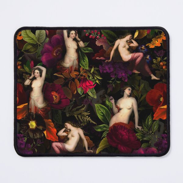 Item preview, Antique Nymphs In Vintage Flower Botanical Night Garden Nightgarden designed and sold by UtArt.