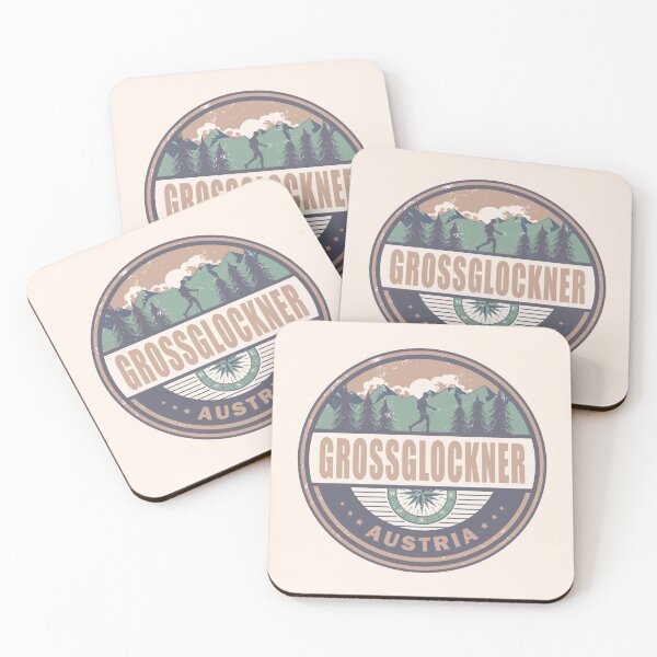 Item preview, Grossglockner Austria Austrian Alps Vintage Hiking Design designed and sold by CynthiaGraphics.