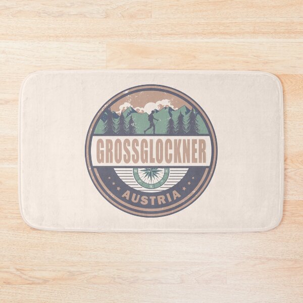 Item preview, Grossglockner Austria Austrian Alps Vintage Hiking Design designed and sold by CynthiaGraphics.
