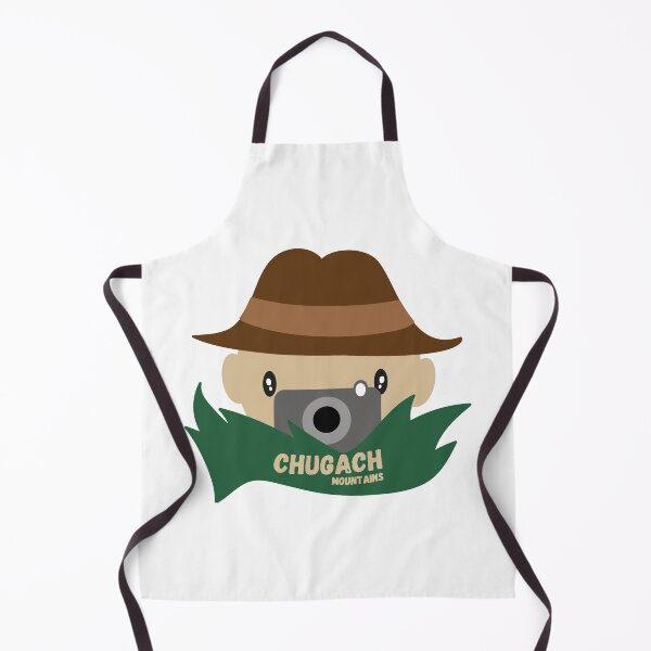 Item preview, Chugach Mountains, Anchorage, Alaska, USA - Family Outdoor Adventure Camping Destination Logo designed and sold by Vintage-TM.