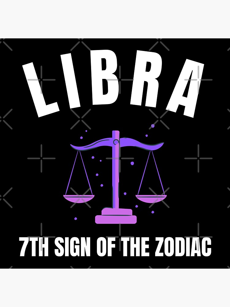 Libra 7th sign of the zodiac Sticker