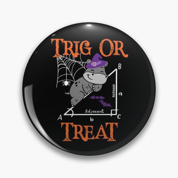 Item preview, Trig Or Treat Hippopotamus Math Teacher Halloween Costume designed and sold by Dressed For  Duty.