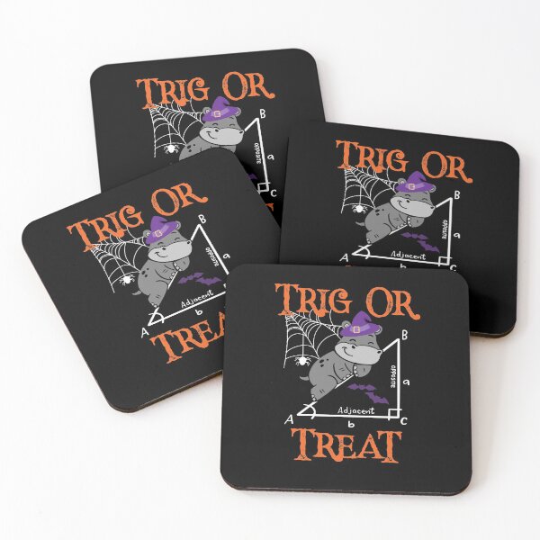 Item preview, Trig Or Treat Hippopotamus Math Teacher Halloween Costume designed and sold by Dressed For  Duty.