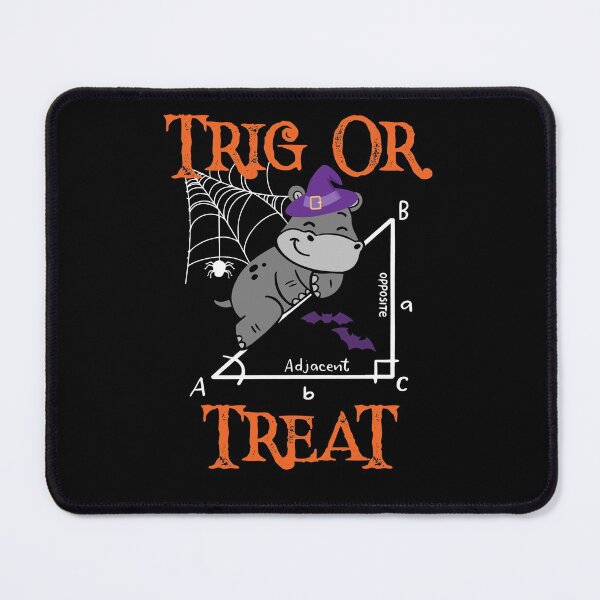 Item preview, Trig Or Treat Hippopotamus Math Teacher Halloween Costume designed and sold by Dressed For  Duty.