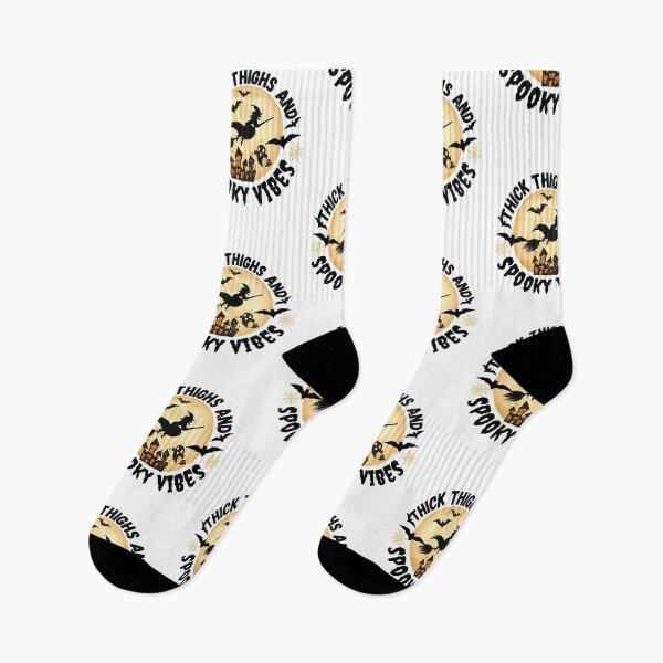 Item preview, thick thighs and spooky vibes designed and sold by ronaldsonou.