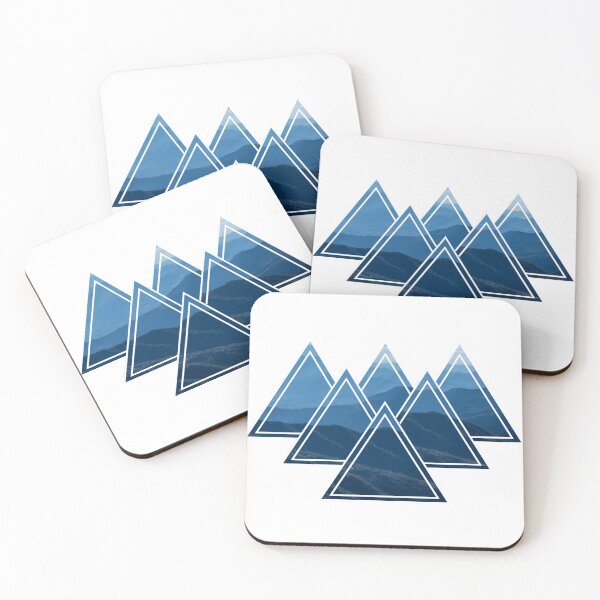 Item preview, Geometric Mountain Scene designed and sold by dmbdana.
