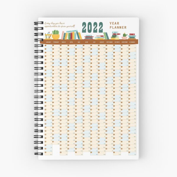 Item preview, 2022 Wall Planner Сalendar Academic planner Motivational planner Academic diary 2022 Year planner Printable calendar 2022 Teacher Student designed and sold by GalleryArtField.