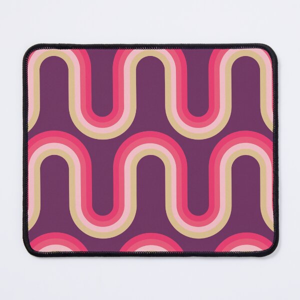Item preview, Modern Geometric Pattern - Pink Waves designed and sold by BullishGraphics.