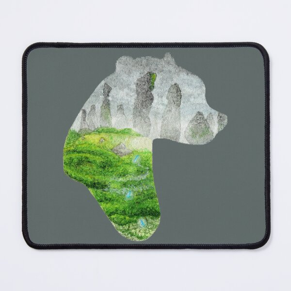 Item preview, Watercolor Silhouette Brave Bear Elinor designed and sold by Krystal280791 Shop.