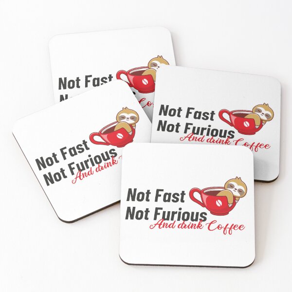 Item preview, not fast not furious And drink coffee :  sleep lovers gift, coffee lover gift, funny shirt, birthday, christmas gift,  designed and sold by Mehdi Art.