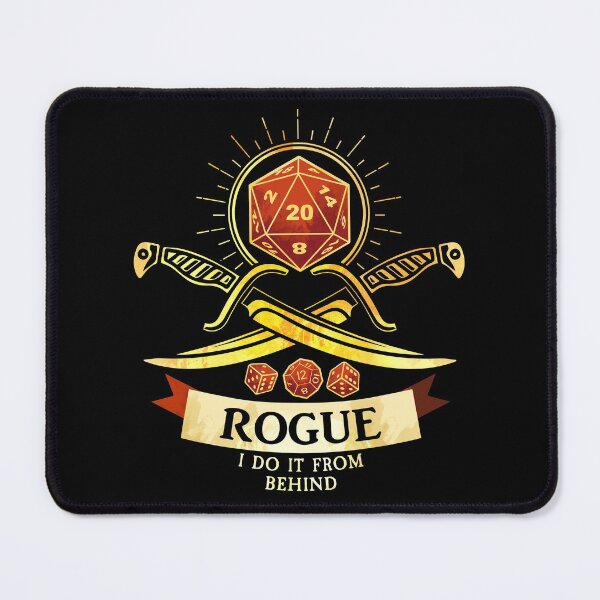 Item preview, Rogue: I Do It From Behind designed and sold by D20Tees.