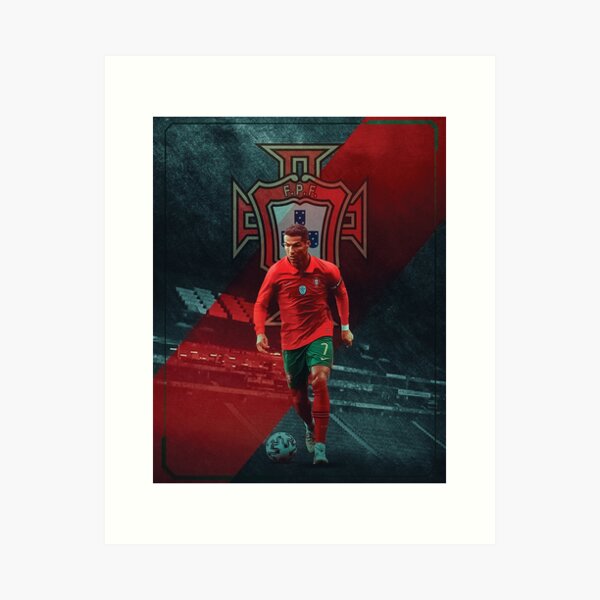 Cristiano Ronaldo Portugal Kunstdruck
