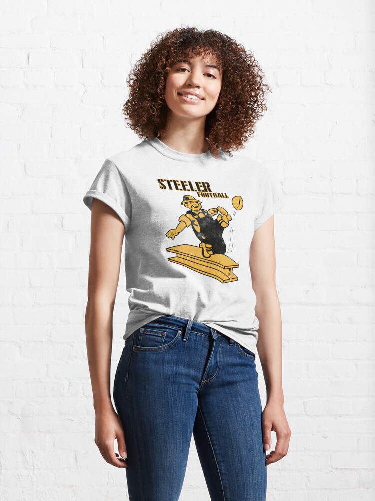 Pittsburgh Steelers TShirt, Trendy Vintage Retro Style NFL Unisex