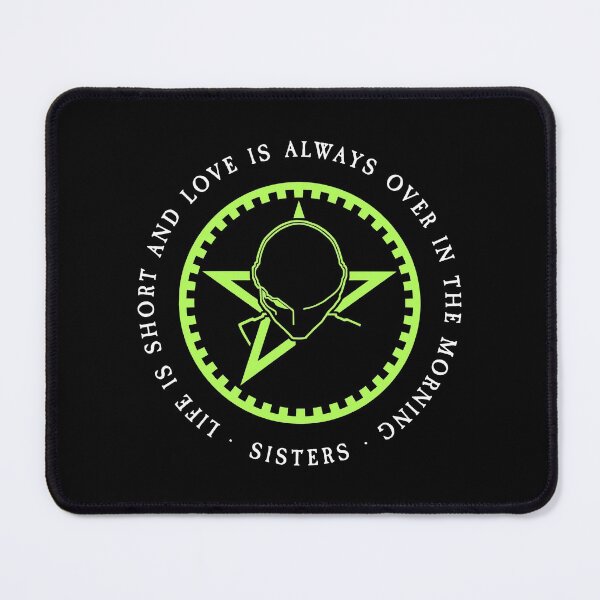 Item preview, The Sisters of Mercy - Modern Logo - Lime Green designed and sold by createdezign.