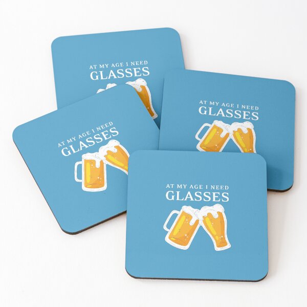 Item preview, At My Age I Need Glasses, Beer Day, Aging Gift,Friday Beer |  designed and sold by Boom-llqb.