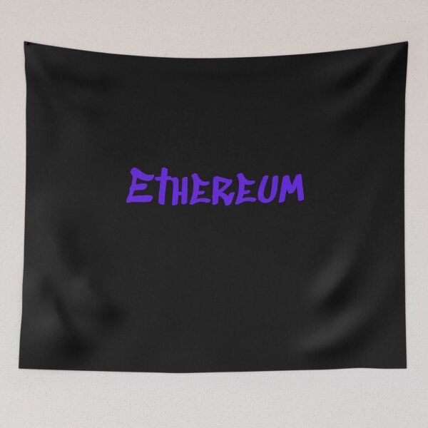 Artikelvorschau, Ethereum Krypto-Graffiti-Stil entworfen und verkauft von Funny-Tees4U.