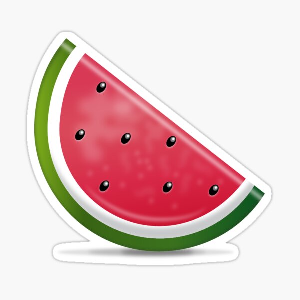 Watermelon Emoji Stickers Redbubble