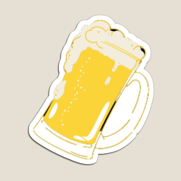 KEEP CALM and HAVE A BEER on a Glass of Beer Fridge Magnet Unique Gift Idea 