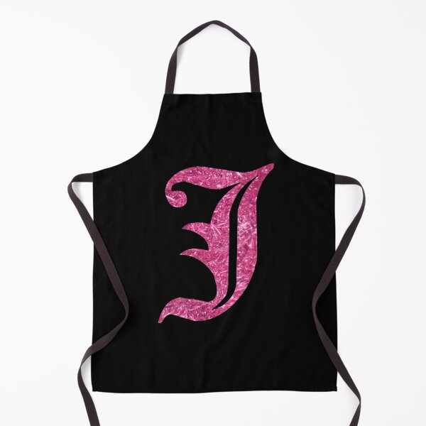 Item preview, The Letter J - Capital Pink Glitter Gothic designed and sold by TheLykosApparel.