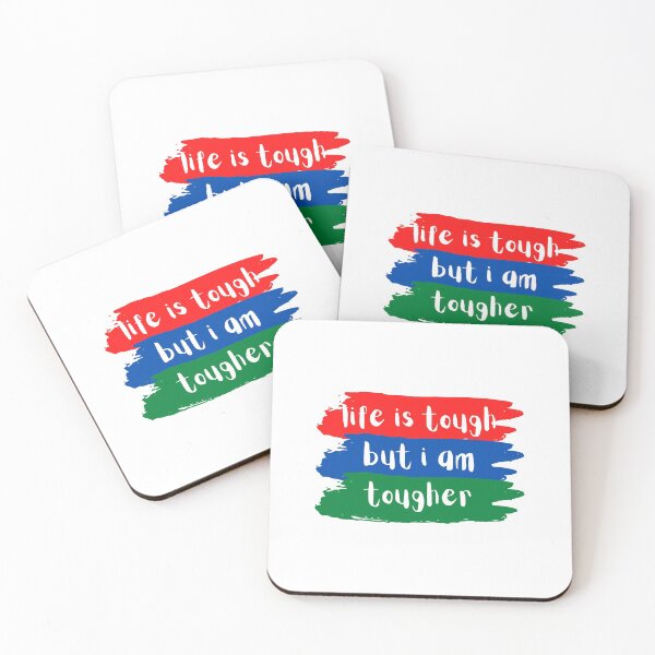Item preview, life is tough but i am tougher , motivation quote designed and sold by VAN-DESIGN.