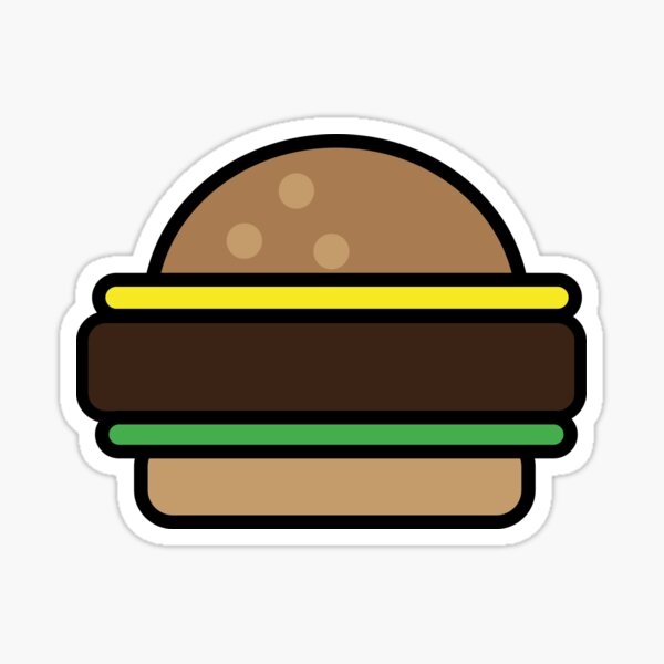 Hamburger Sticker