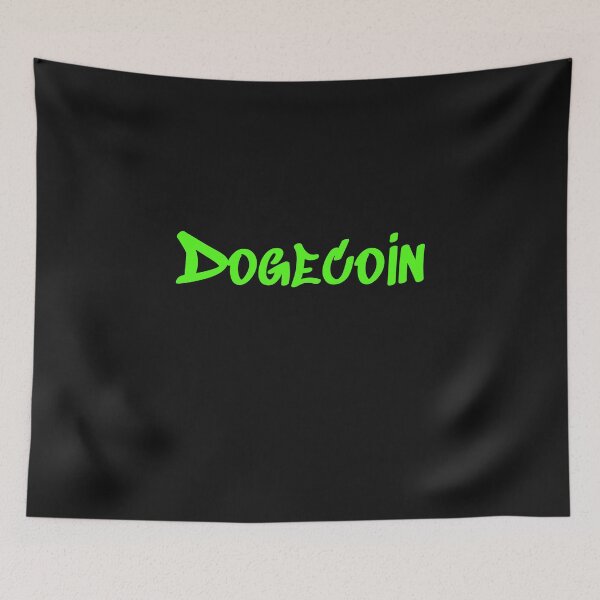 Artikelvorschau, Dogecoin Krypto-Graffiti-Stil entworfen und verkauft von Funny-Tees4U.