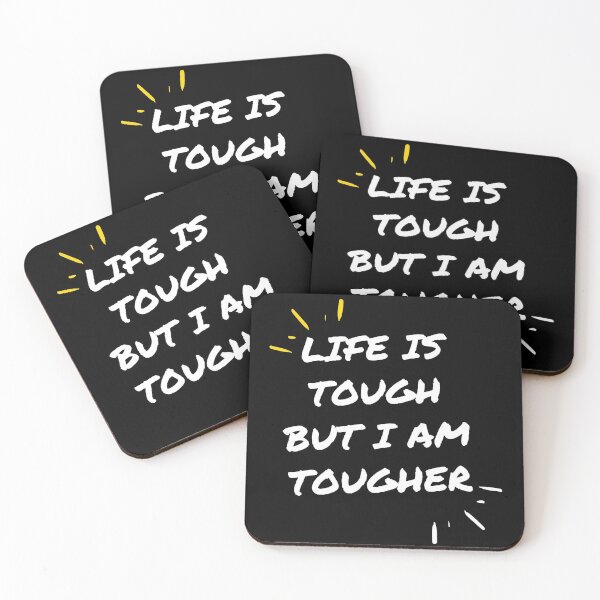 Item preview, life is tough but i am tougher , motivation quote designed and sold by VAN-DESIGN.