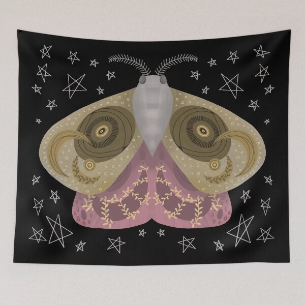 Item preview, Celestial Moth with Star Background  designed and sold by nabeArtist.