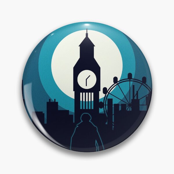 Item preview, Sherlock London Silhouette Tv Show Quote Poster designed and sold by Enea Kelo.