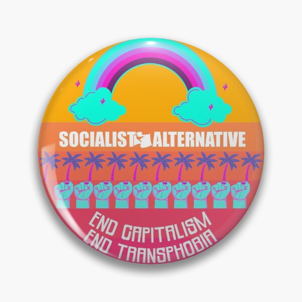 Item preview, End Capitalism, End Transphobia designed and sold by Socialist  Alternative.