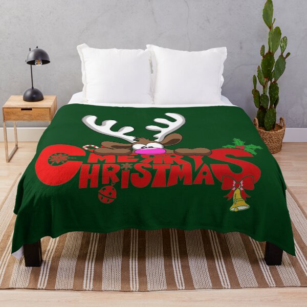 Item preview, Merry Christmas Reindeer designed and sold by Warrior Veteran Clothing.