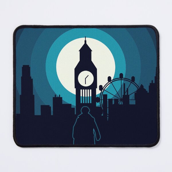 Item preview, Sherlock London Silhouette Tv Show Quote Poster designed and sold by Enea Kelo.