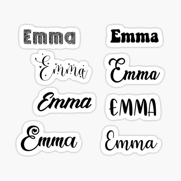 emamaさま⭐︎ご確認用 Name Emma Lettering Merch & Gifts for Sale | Redbubble